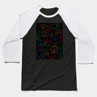 Peace Symbol Art Baseball T-Shirt